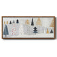 Christmas Chalet Collection D - Floater Framed Canvas Print