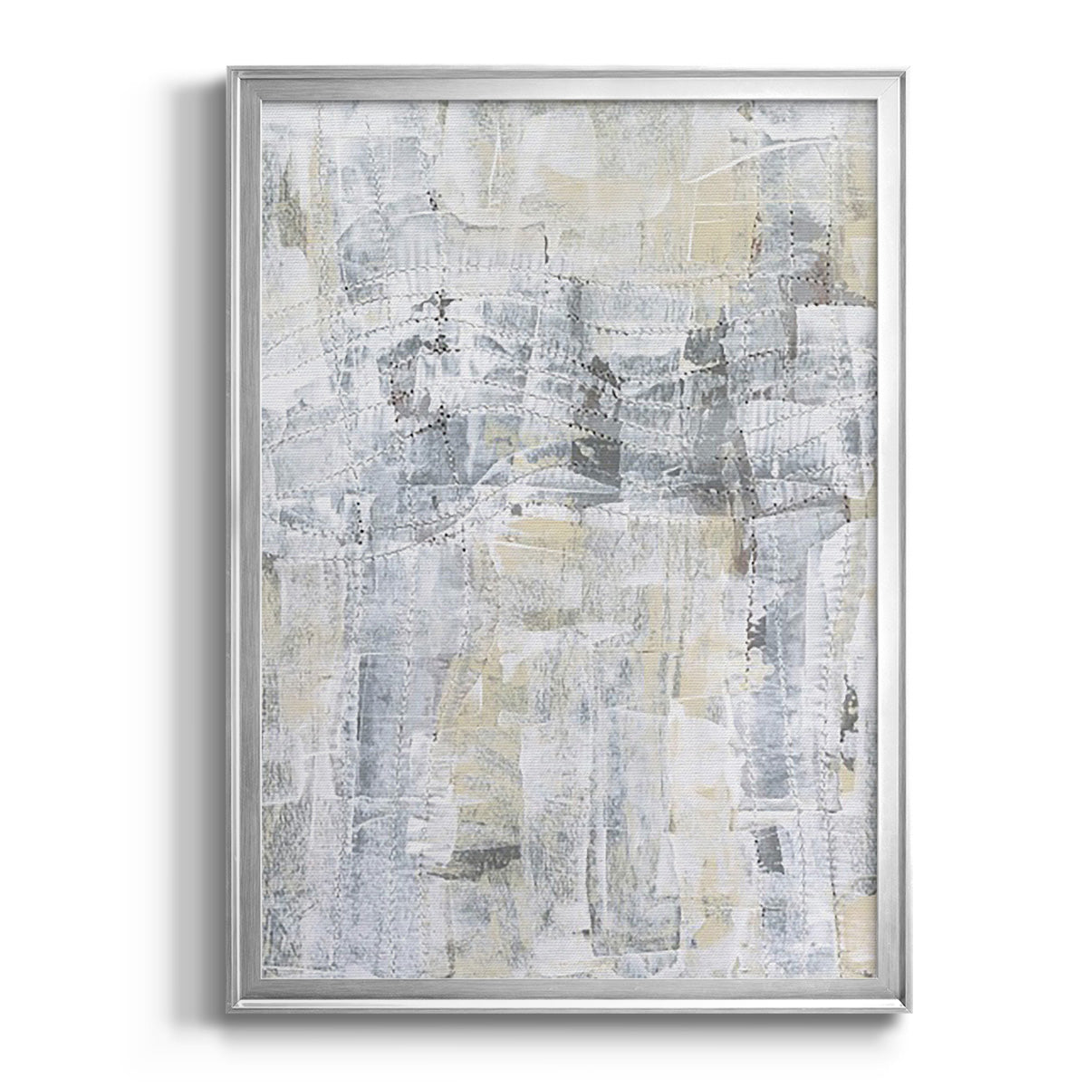 Ghost Town II - Modern Framed Canvas Print