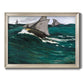The Green Wave - Ornate Framed Canvas Print