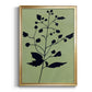 Earthly Botanical II - Modern Framed Canvas Print
