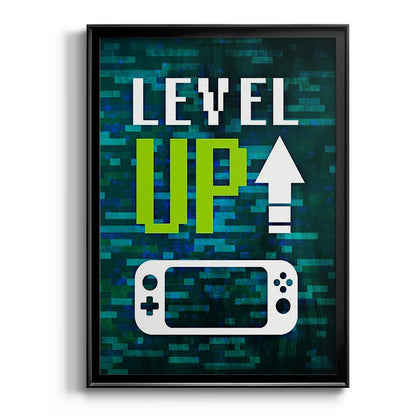 It's Game On III - Modern Framed Canvas Print