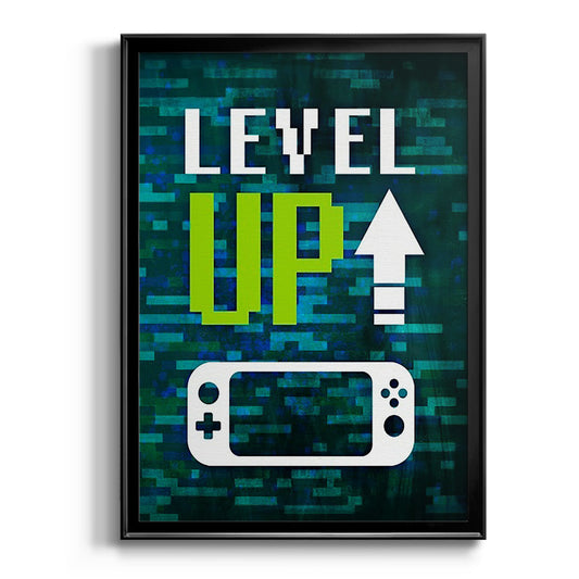 It's Game On III - Modern Framed Canvas Print