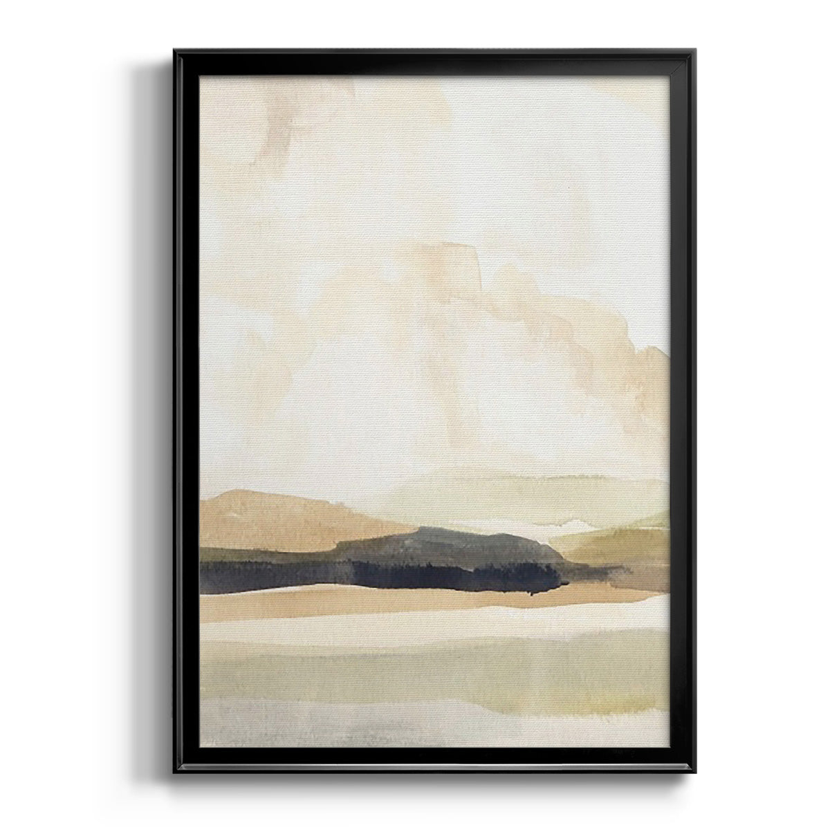 Slate Movement I - Modern Framed Canvas Print