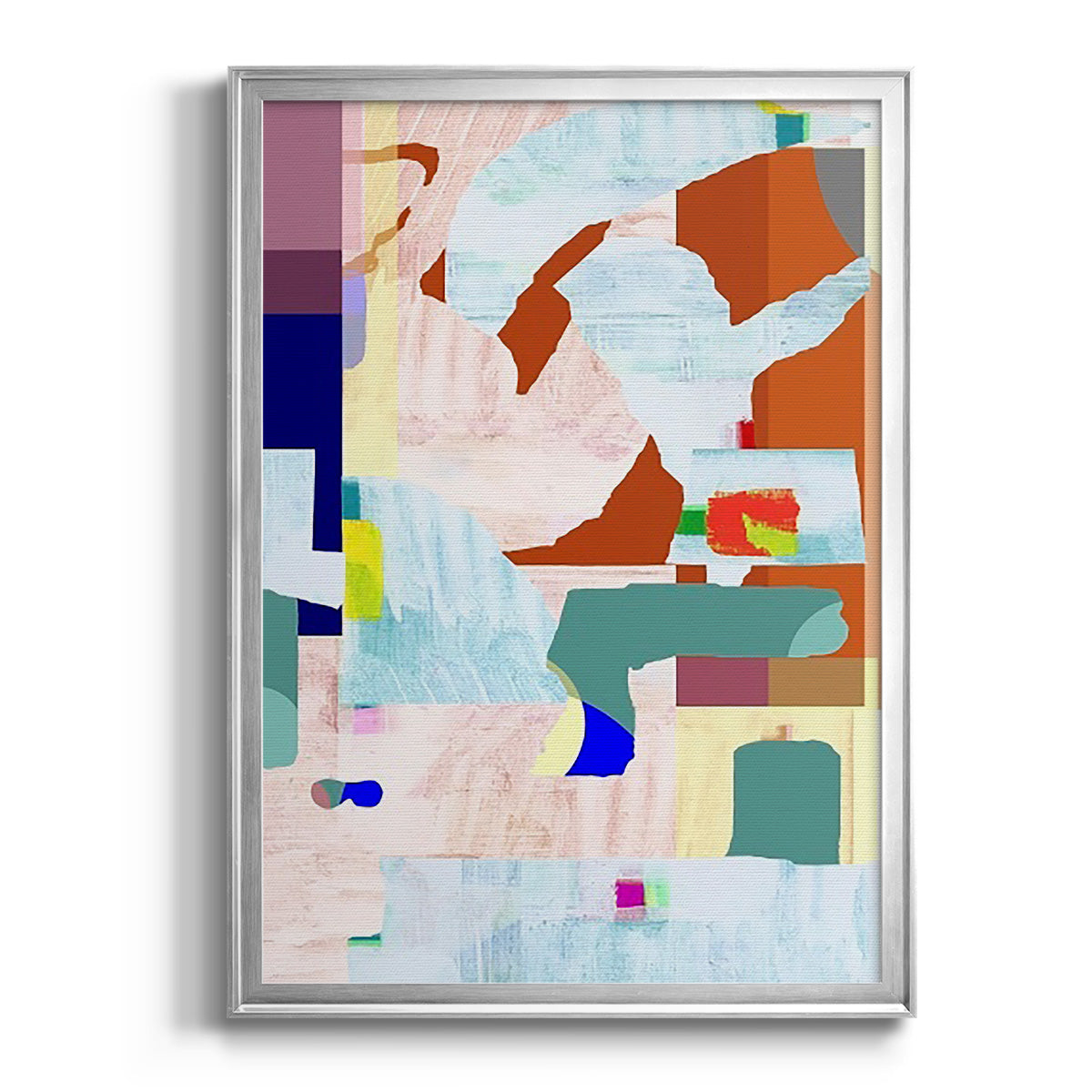 Lucca in Color II - Modern Framed Canvas Print