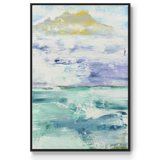 Fantasy Seascape - Framed Premium Gallery Wrapped Canvas L Frame - Ready to Hang