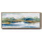 Blue Serenity - Floater Framed Canvas Print
