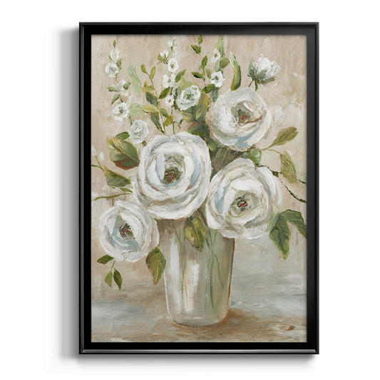 Astor Place - Modern Framed Canvas Print