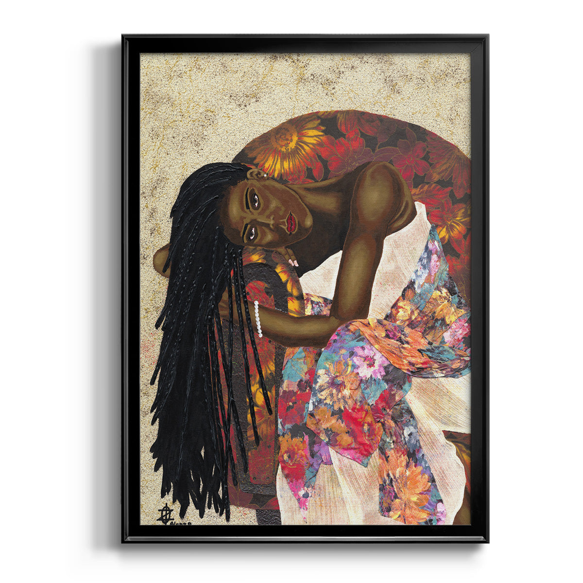 Woman Strong III - Modern Framed Canvas Print