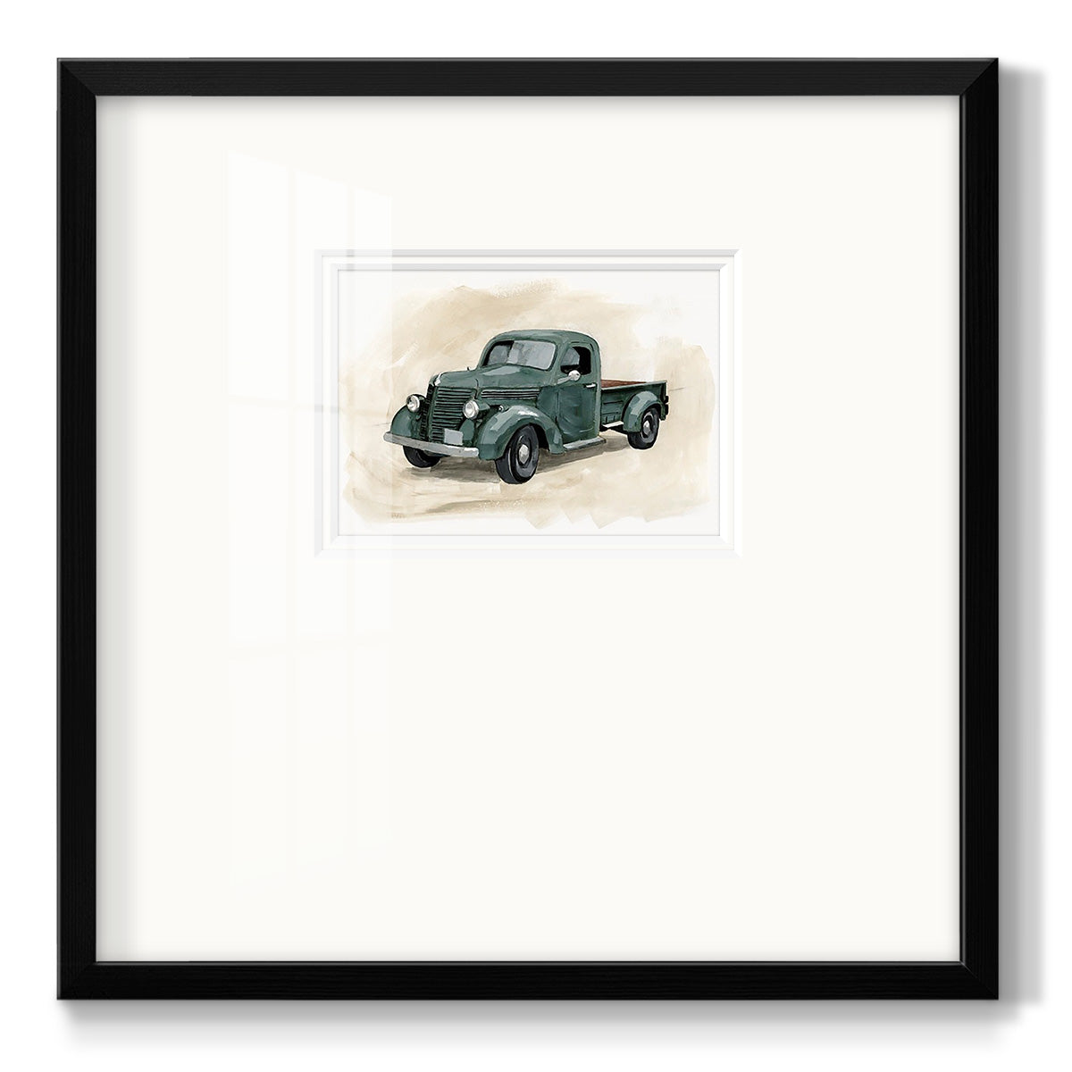 Pickup II - Double Matboard Framed Print