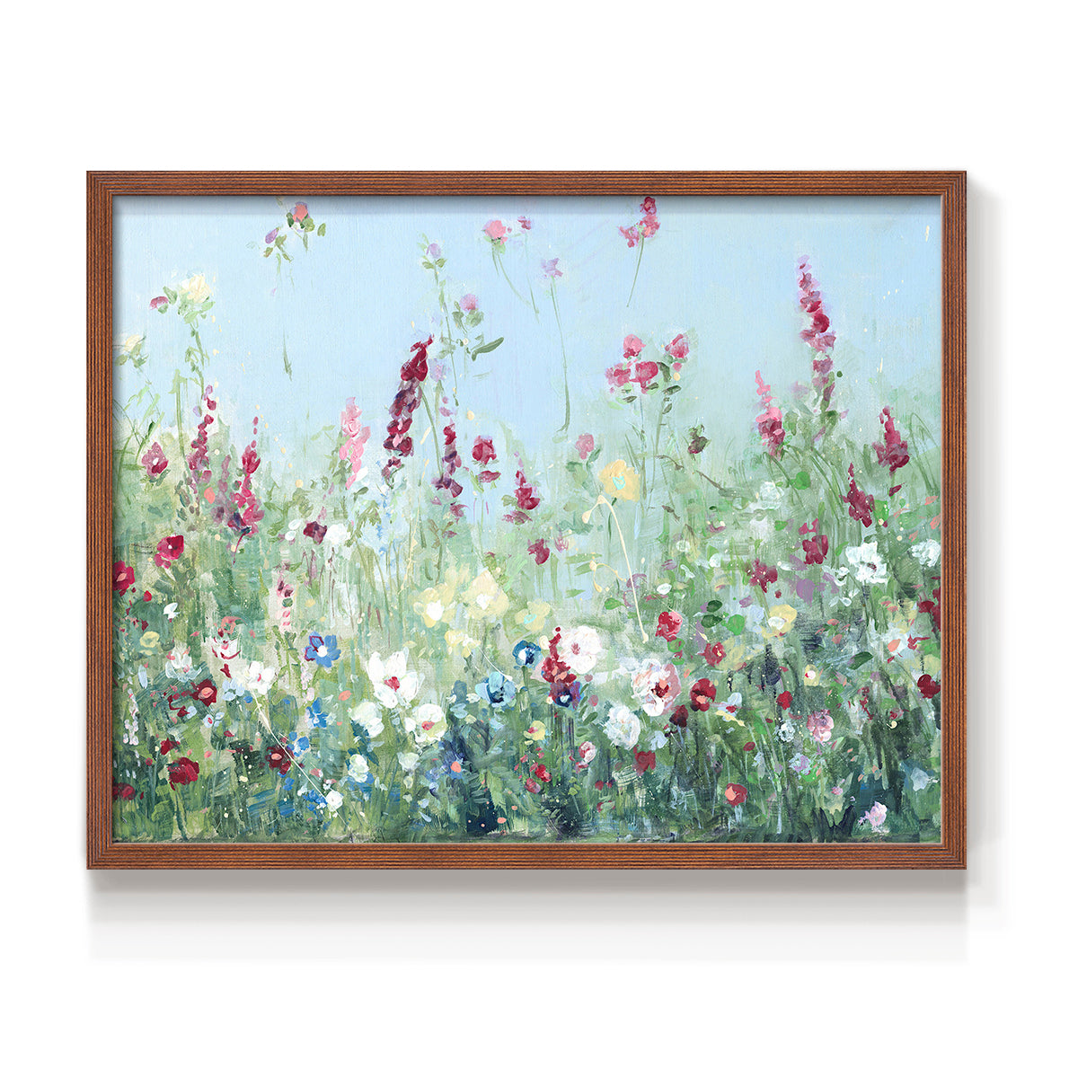 Sweet Summer Meadow - Restickable Framed Art Print