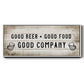 Good Company - Floater Framed Canvas Print