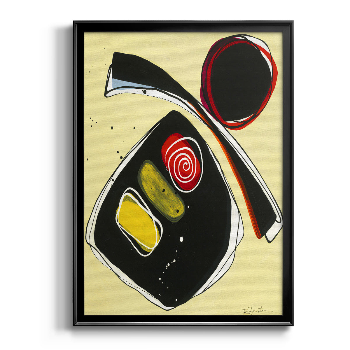 Wanna Play? III - Modern Framed Canvas Print