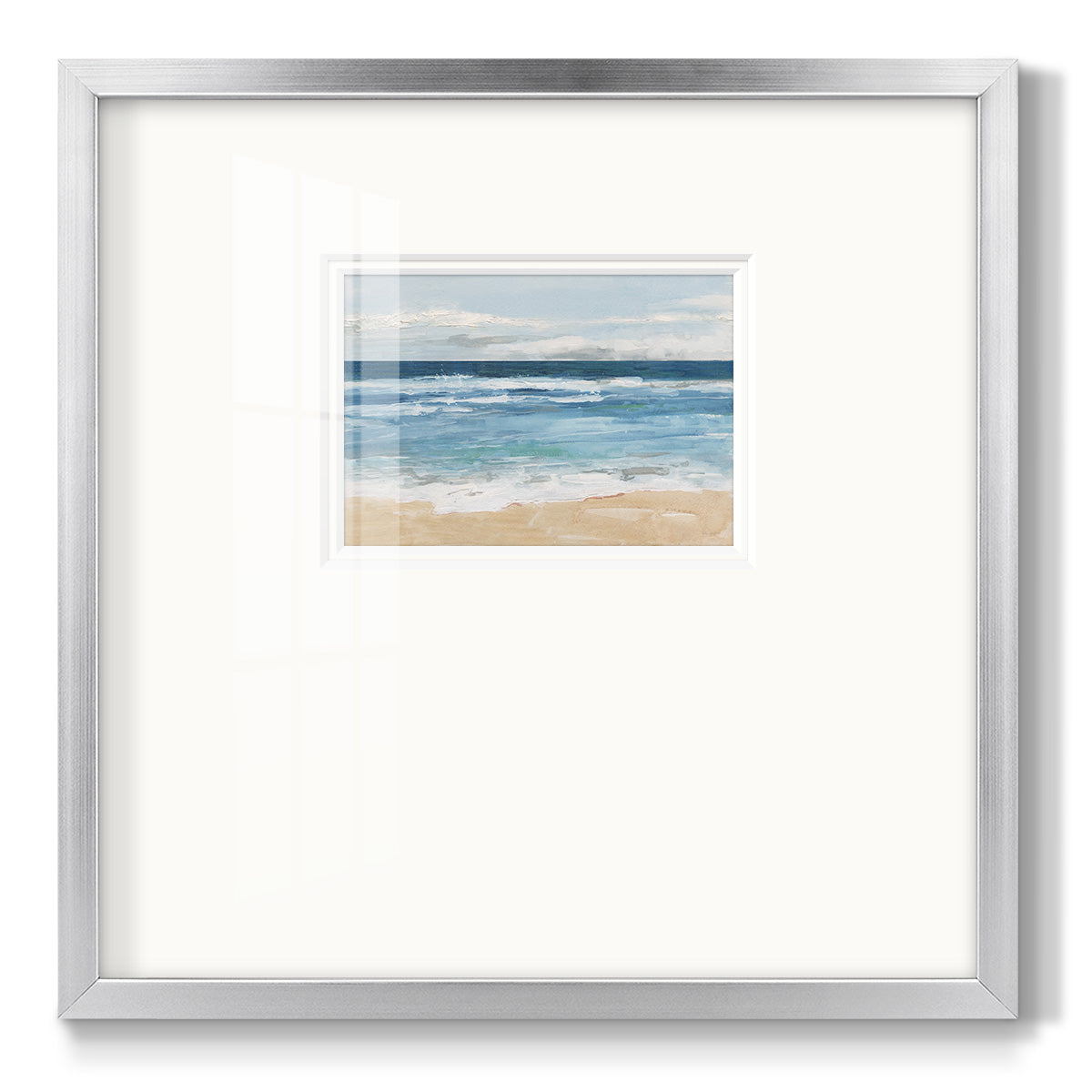 Ocean Waves II Premium Framed Print Double Matboard