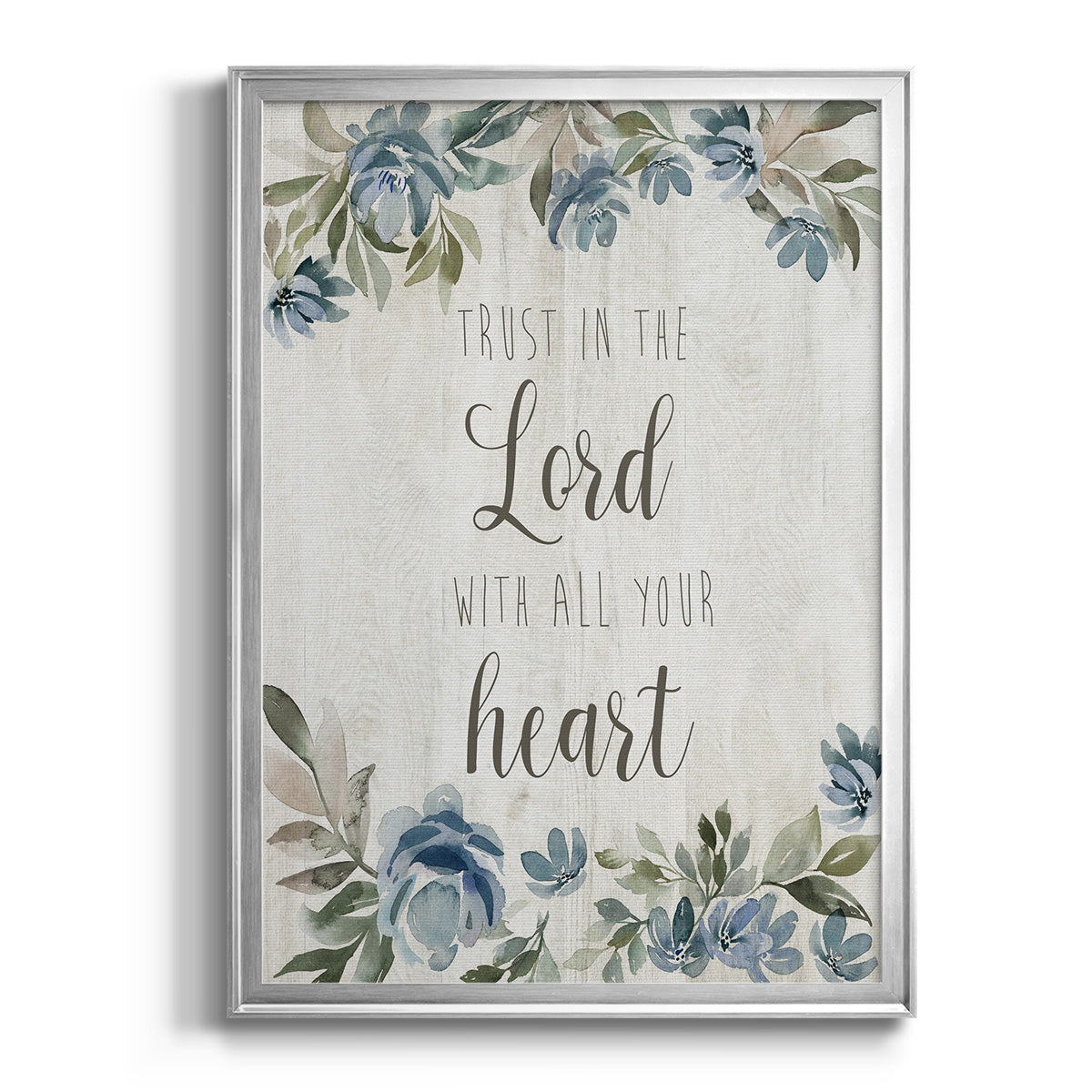 Trust in the Lord - Modern Framed Canvas Print