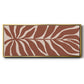Terra Cotta Block Palms I - Floater Framed Canvas Print