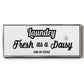 Daisy Laundry - Floater Framed Canvas Print