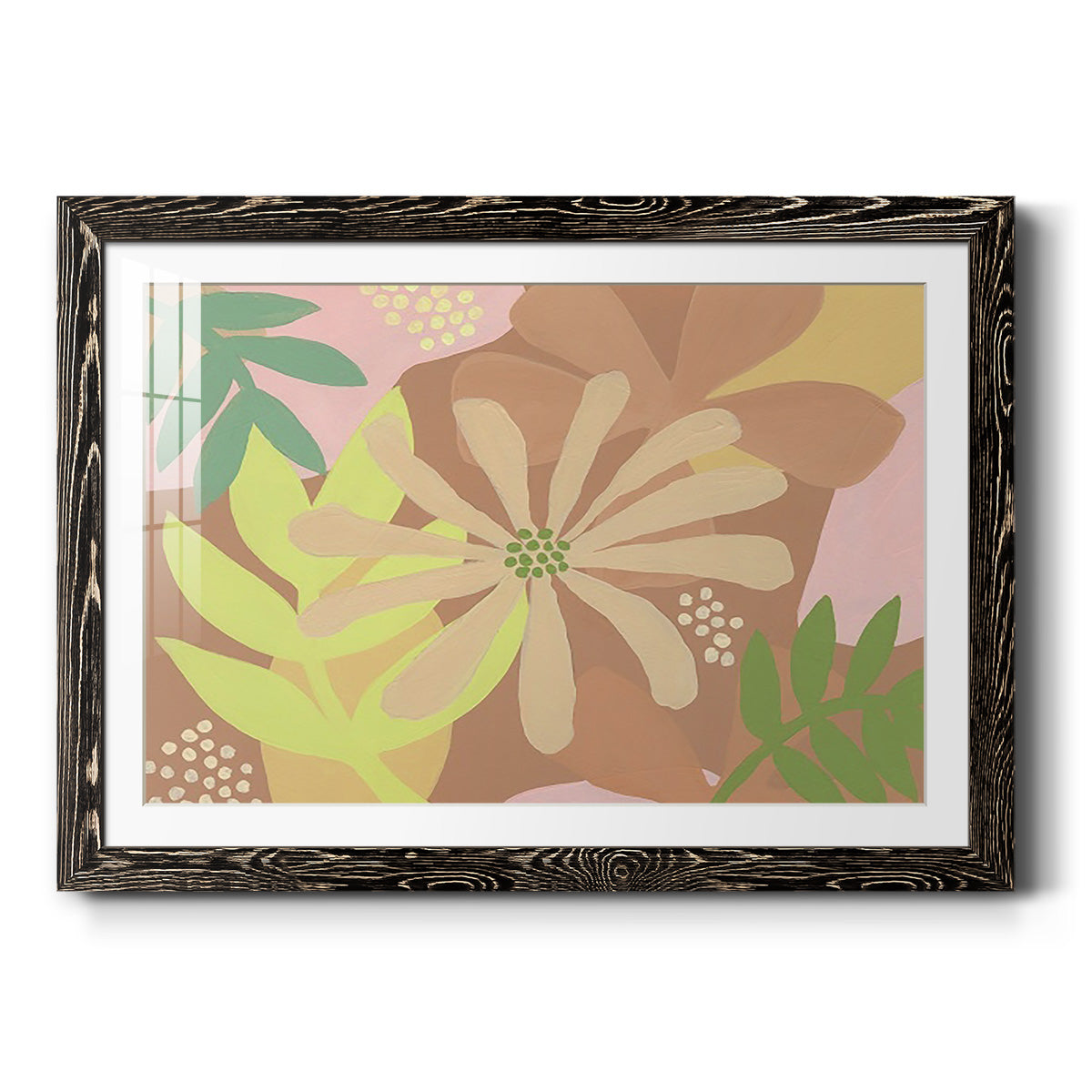 Neutral Blooms II-Premium Framed Print - Ready to Hang