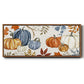 Autumn Pumpkins - Floater Framed Canvas Print