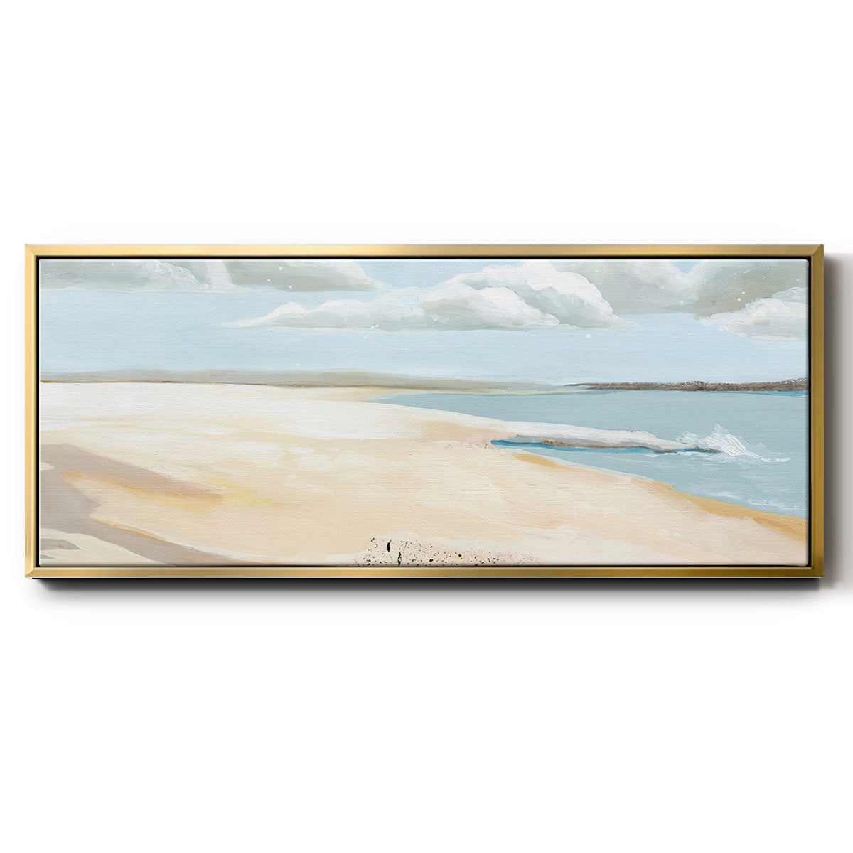 Sandy Getaway II - Floater Framed Canvas Print