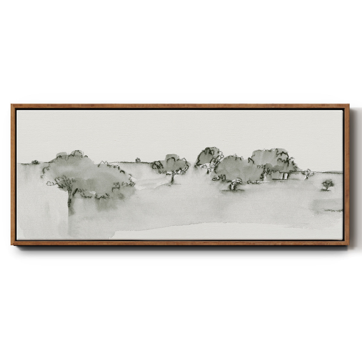 Scenic Scribble I - Floater Framed Canvas Print