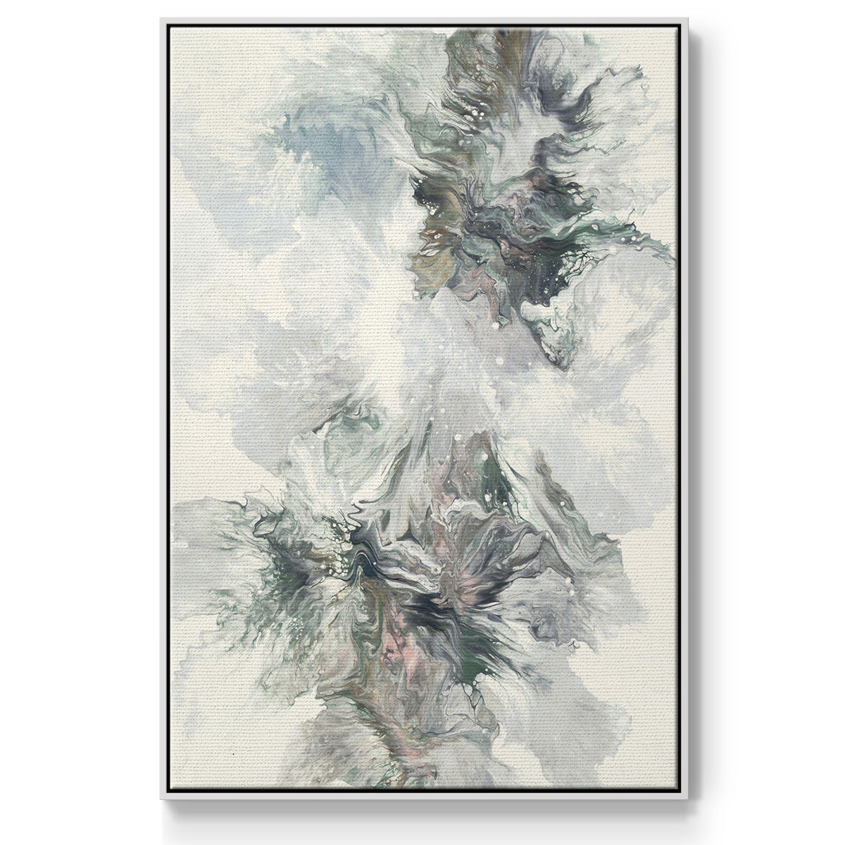 Dancing With Passion - Floater Framed Canvas Print