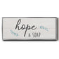 Hope & Soap - Floater Framed Canvas Print