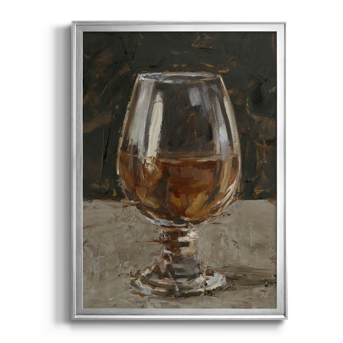 The Hard Stuff III - Modern Framed Canvas Print