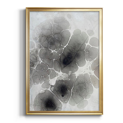 Marbling XI - Modern Framed Canvas Print