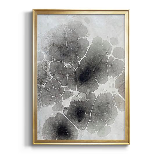 Marbling XI - Modern Framed Canvas Print