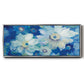 Blue Nocturne I - Floater Framed Canvas Print