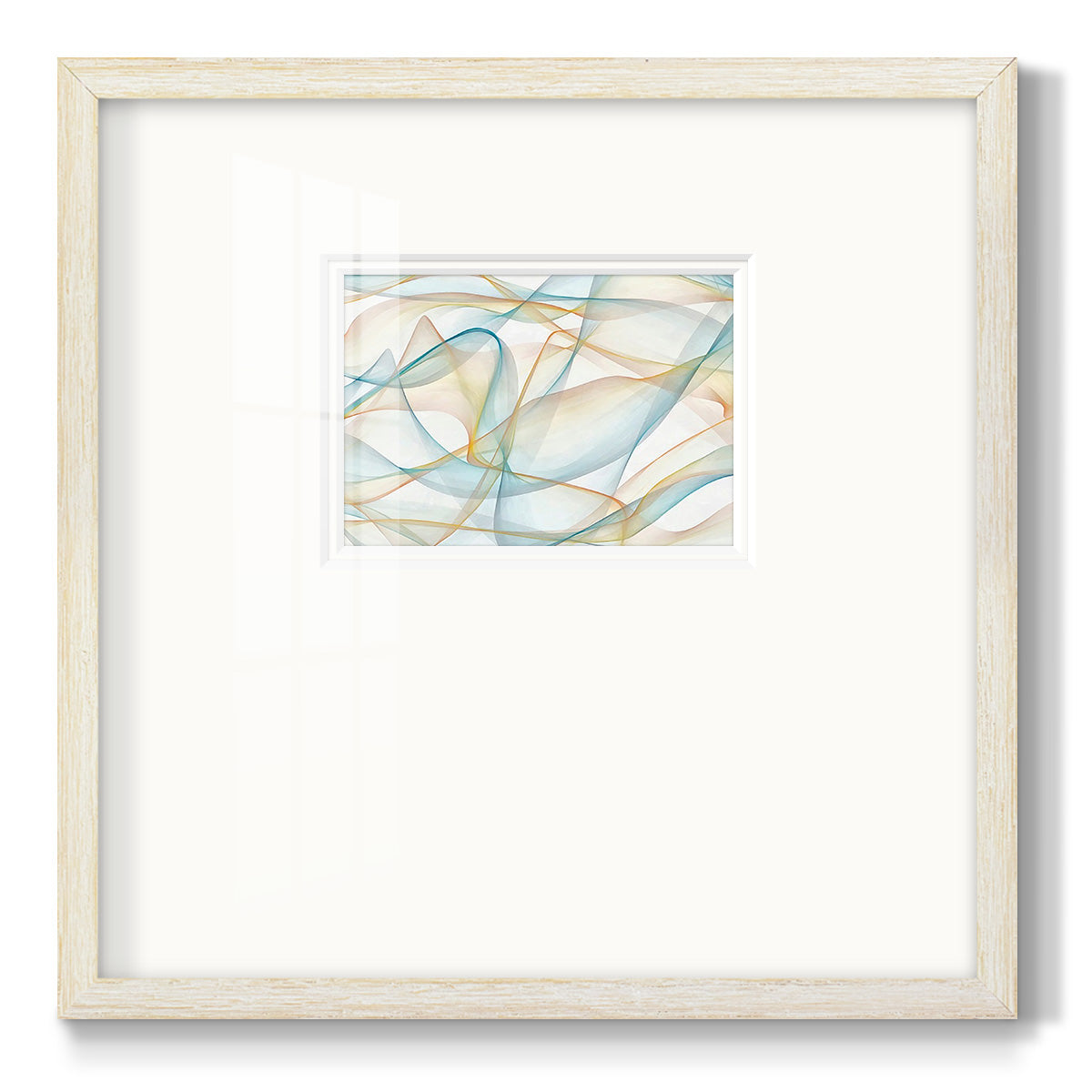 Curves and Waves V Premium Framed Print Double Matboard