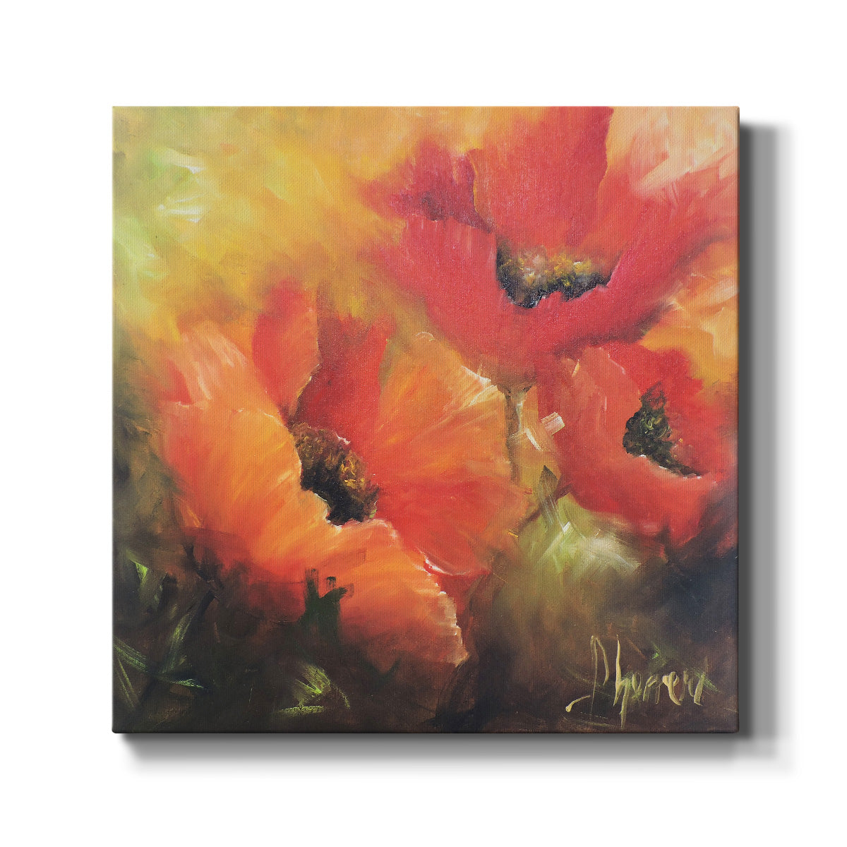 En Rojos - Canvas Art Print