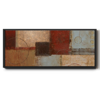 Seasons Go Round I - Floater Framed Canvas Print