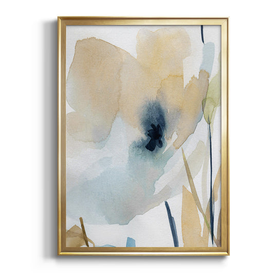 Blooming Wash II - Modern Framed Canvas Print