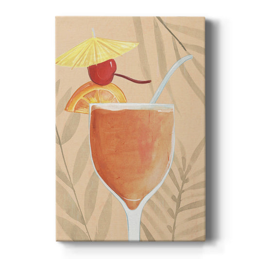 Tropical Cocktail I Premium Gallery Wrapped Canvas - Ready to Hang