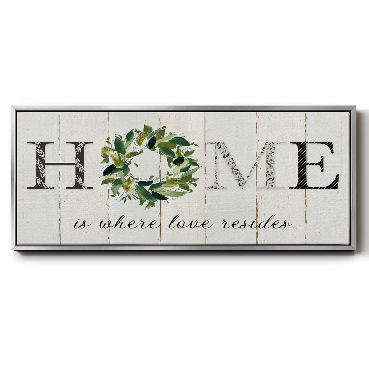 Love Resides - Floater Framed Canvas Print