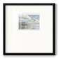 Infinity Beach - Double Matboard Framed Print