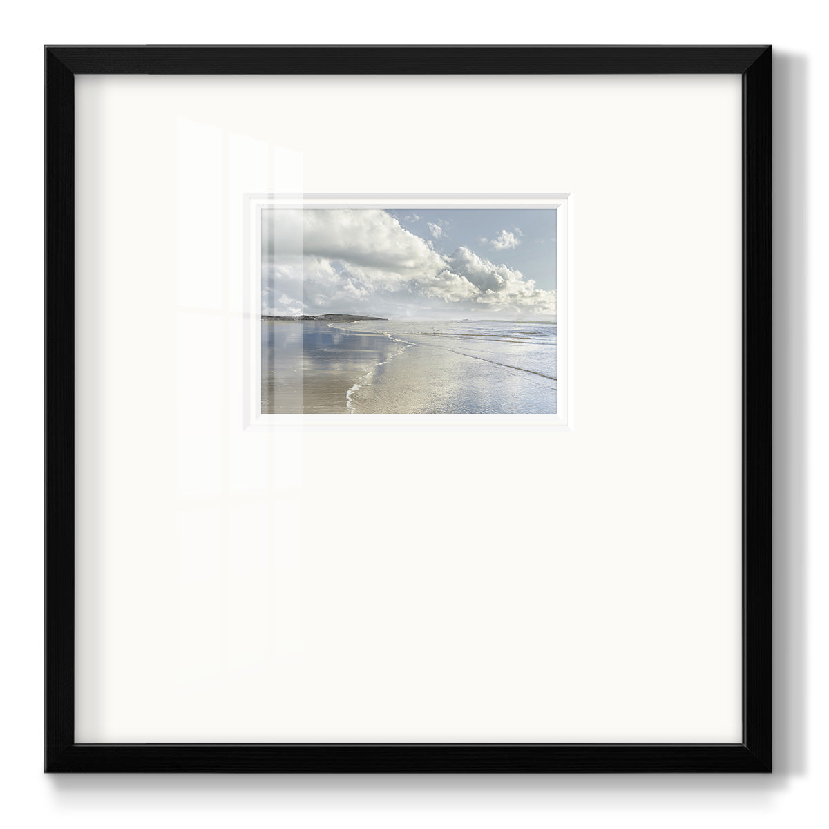 Infinity Beach - Double Matboard Framed Print