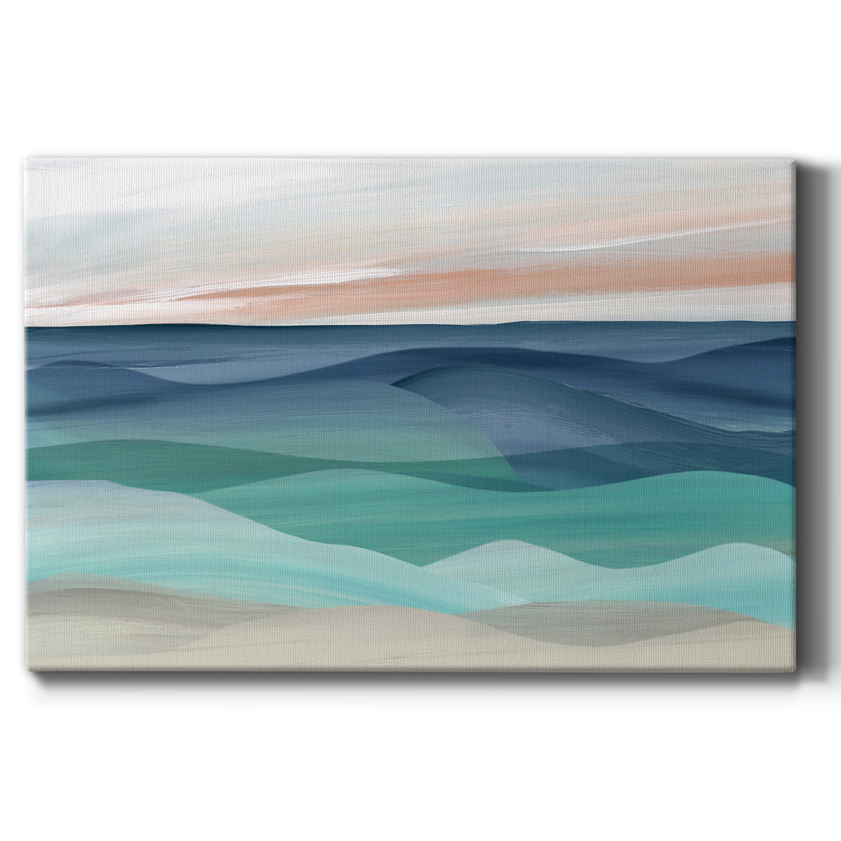 Shifting Seas Premium Gallery Wrapped Canvas - Ready to Hang