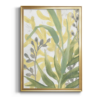 Sea Grass Fresco I - Modern Framed Canvas Print