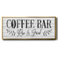 Coffee Bar - Floater Framed Canvas Print