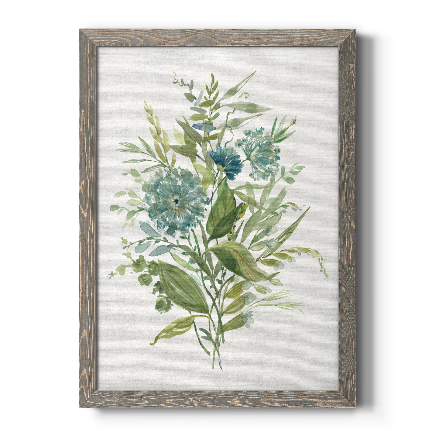 Greenery II - Premium Canvas Framed in Barnwood - Ready to Hang