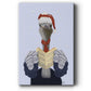 Ostrich, Carol Singing - Gallery Wrapped Canvas