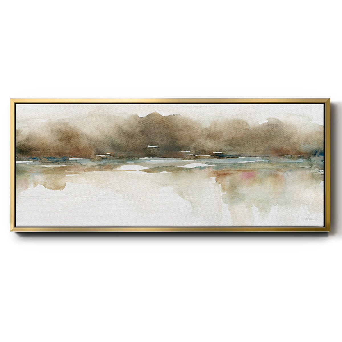Softer Reflections - Floater Framed Canvas Print