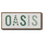 Oasis Cabana - Floater Framed Canvas Print