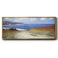 The Passage to the Sea Near Pourville, 1882 - Floater Framed Canvas Print