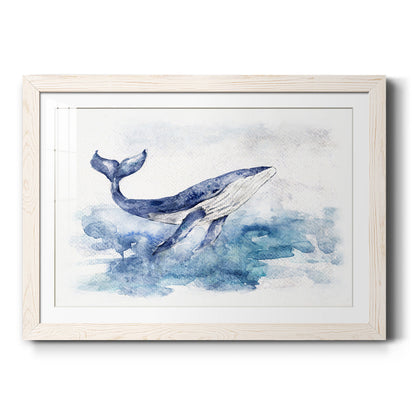 Beautiful Breach - Barnwood Framed Art Print