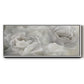 Soft Peony Lace - Floater Framed Canvas Print