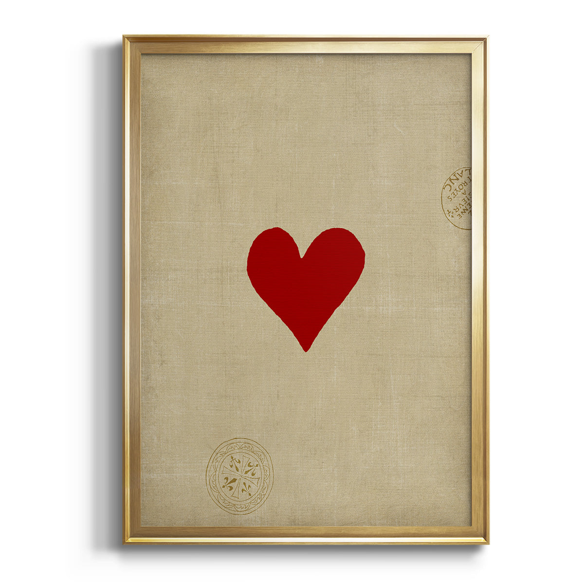 Small Heart - Modern Framed Canvas Print
