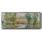 Trees on the Creek II - Floater Framed Canvas Print